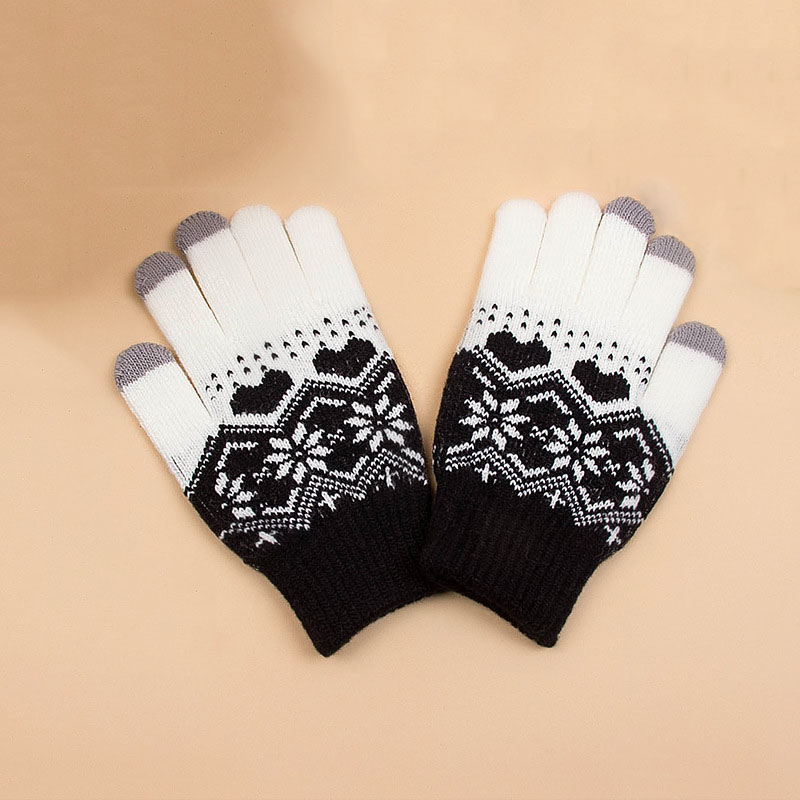 Magic Touch Glove - Kobiety rękawiczki z dzianiny magiczny ekran