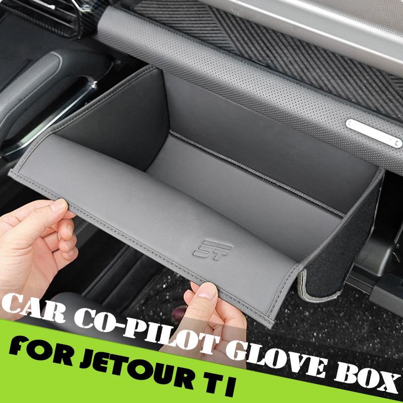 Leather Driving Glove - Schowek na rękawiczki Auto Co-pilot pasujący
