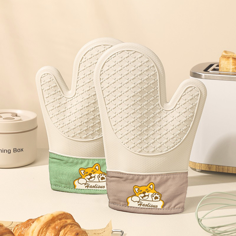 Oven Mitt Silicone - Wytrzymałe silikonowe rękawice kuchenne odporne na