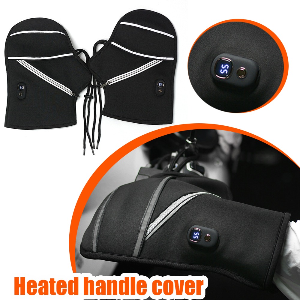 Heat Resistant Glove - Ochraniacze na kierownicę motocykla, zimowe, podgrzewane,