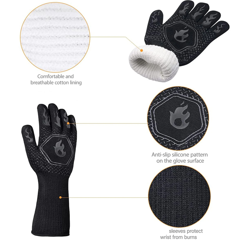 1 Para Rękawic Kuchennych, Ogn – Heat Resistant Glove recenzja i cena