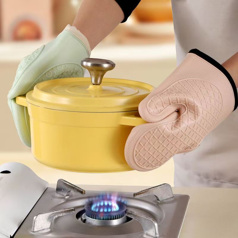 2 szt. rękawic termoizolacyjny – Oven Mitt Silicone recenzja i cena