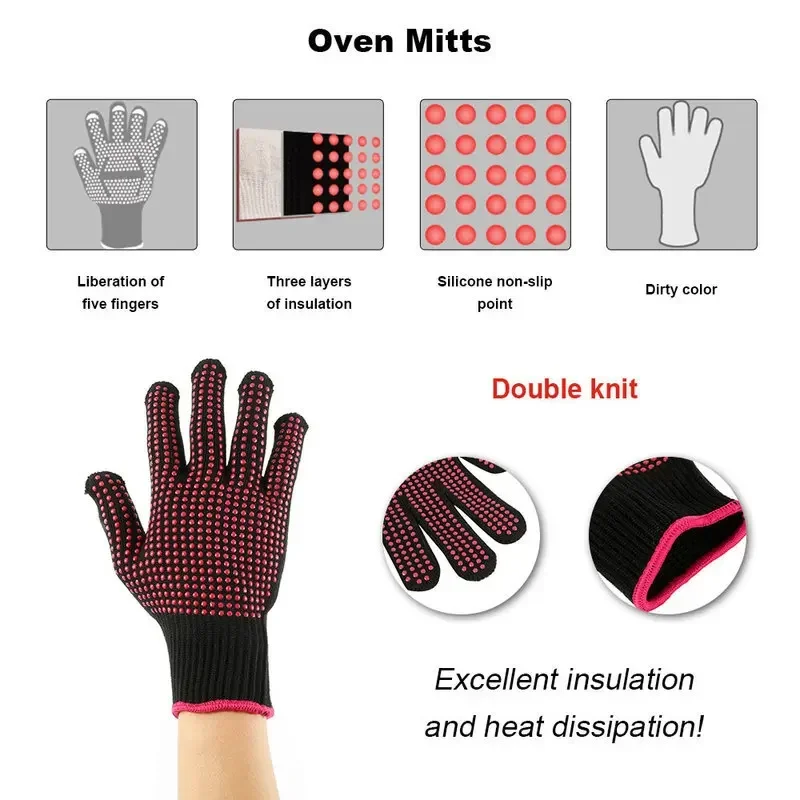 1 Para Antypoślizgowych Siliko – Oven Mitt Silicone recenzja i cena