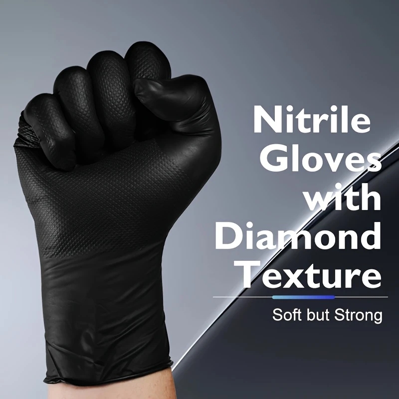 Czarne, wytrzymałe, jednorazow – Nitrile Mechanic Glove recenzja i cena