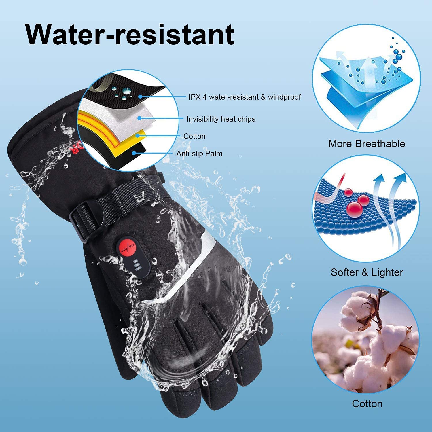 SNOW DEER Zimowe podgrzewane r – Heat Resistant Glove recenzja i cena