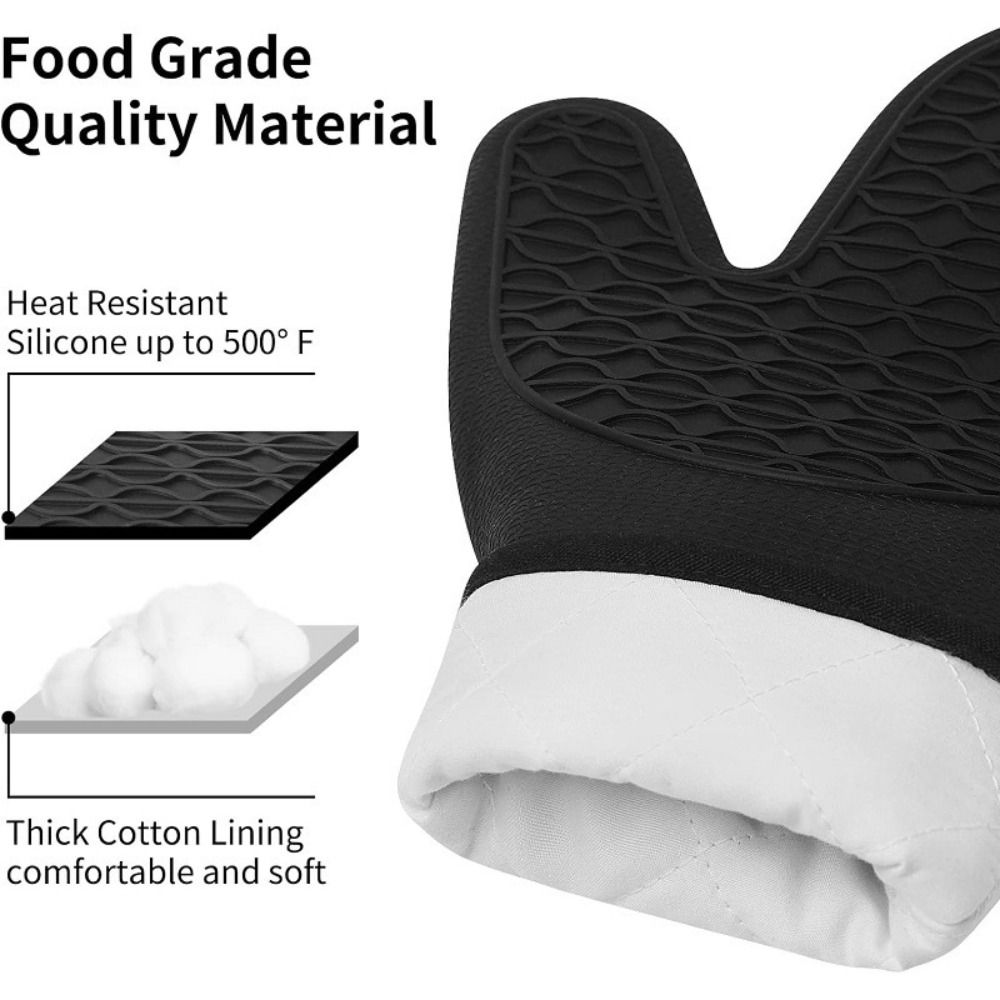 Rękawice kuchenne z silikonu s – Oven Mitt Silicone recenzja i cena