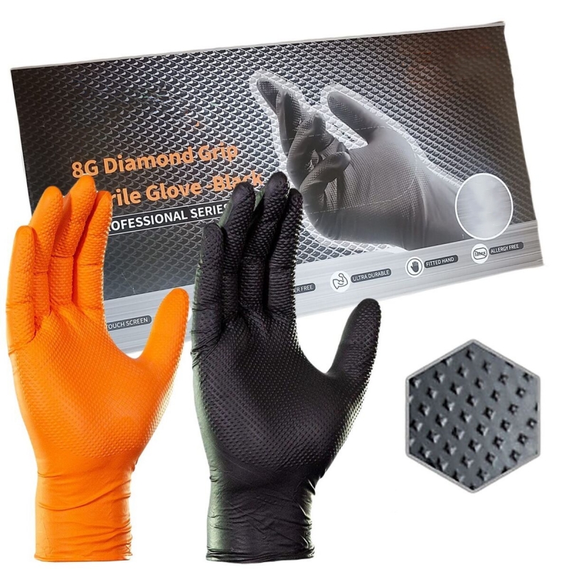 Rękawice robocze o grubości 8  – Nitrile Mechanic Glove recenzja i cena